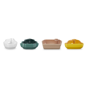 Le Creuset Stoneware Set of 4 Mini Christmas Dishes